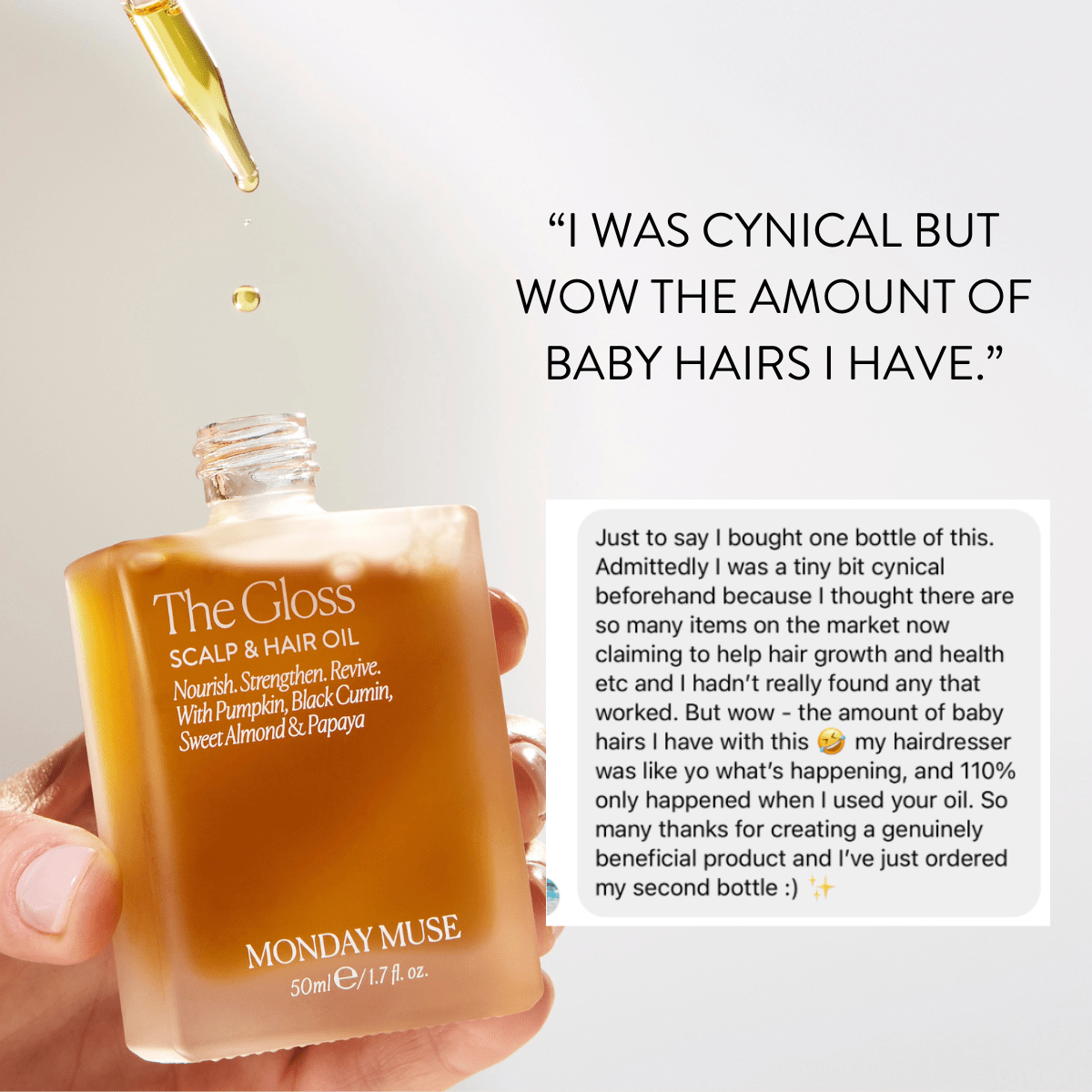 The Gloss - Scalp & Hair Density Oil - Monday Muse