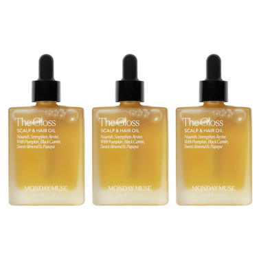 THE GLOSS - Scalp & Hair Density Oil 3 x Bundle - Monday Muse
