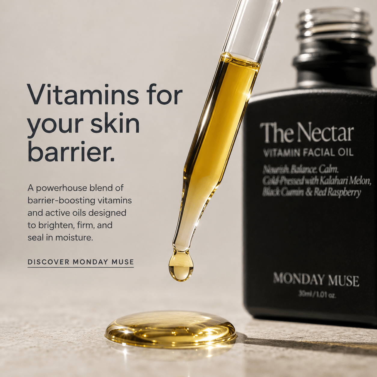 The Nectar - Vitamin Facial Oil - Monday Muse