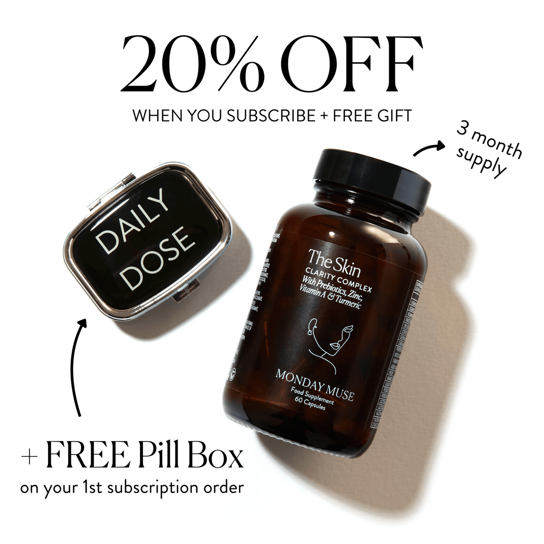 The Skin - Clarity Complex 3 Month Supply - Monday Muse