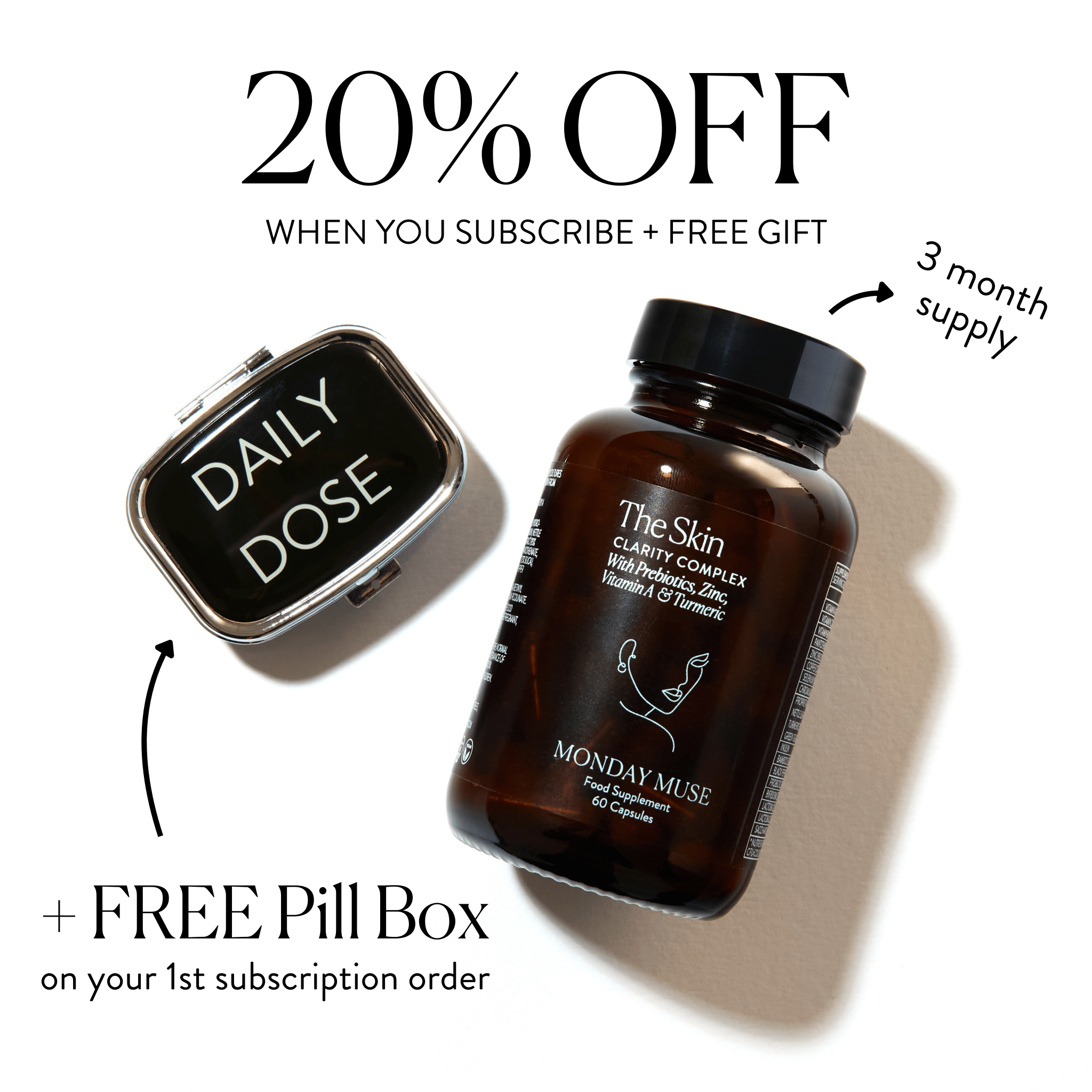 The Skin - Clarity Complex 3 Month Supply - Monday Muse