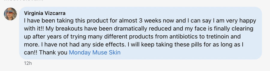 Customer message to Monday Muse