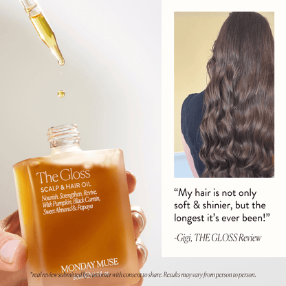 THE GLOSS - Scalp &amp; Hair Density Oil 3 x Bundle - Monday Muse